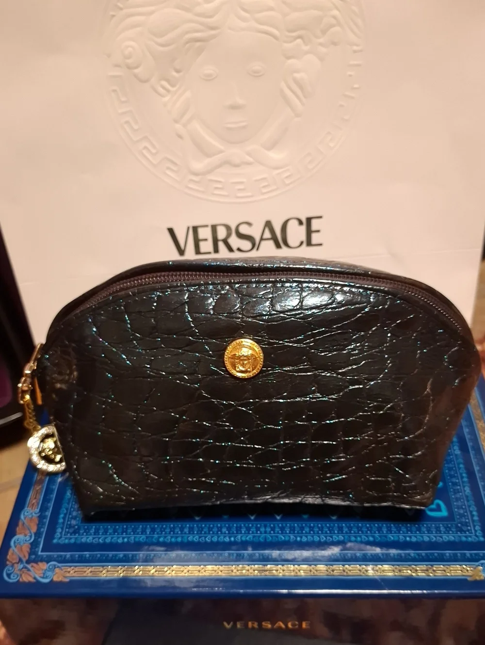 Gianni Versace Couture Cosmetic Bag